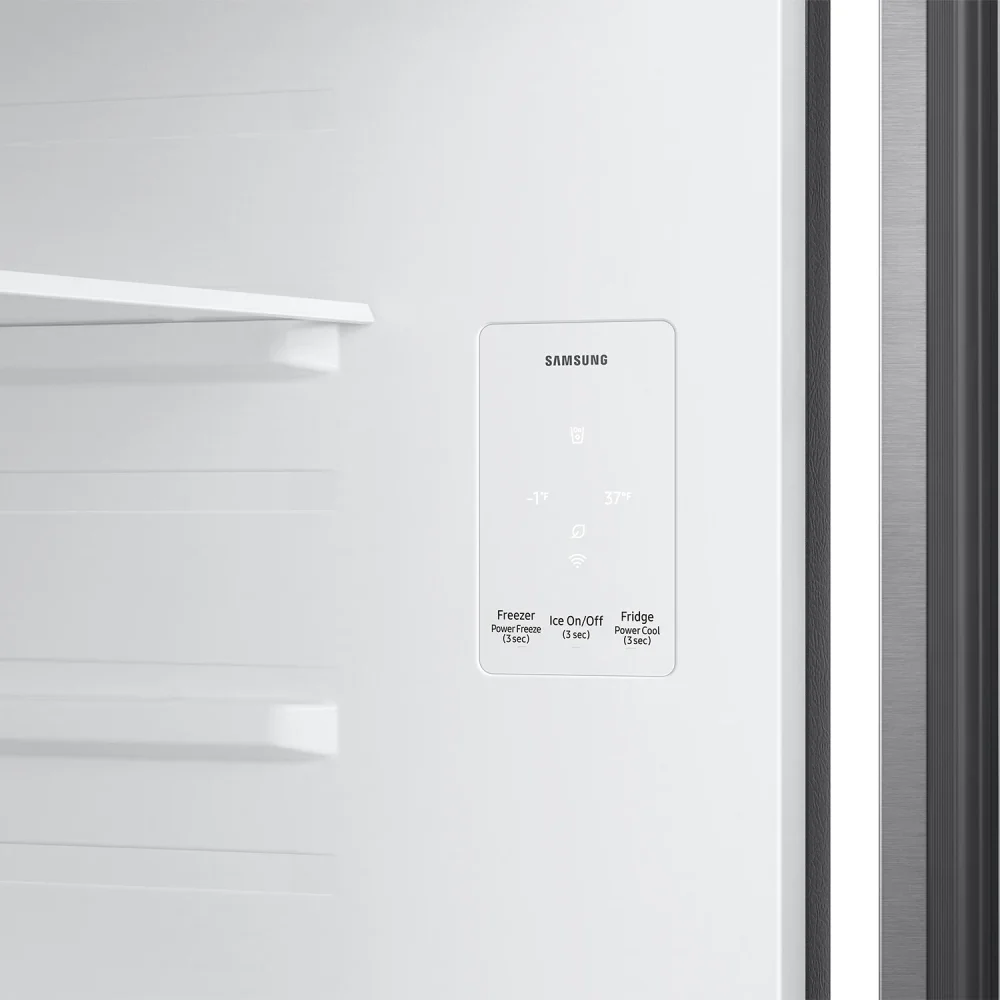 Samsung RT70F18LRSR 18 Cu. Ft. Top Freezer Refrigerator With All-Around Cooling In Stainless Steel - Image 8