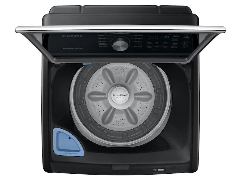 Samsung WA44A3405AV 4.4 Cu. Ft. Top Load Washer With Activewave™ Agitator And Active Waterjet In Brushed Black - Image 11