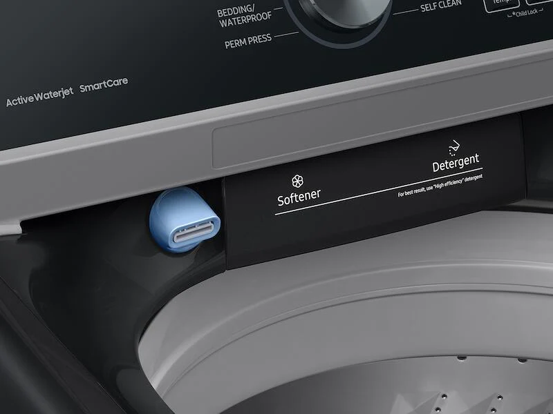 Samsung WA44A3405AV 4.4 Cu. Ft. Top Load Washer With Activewave™ Agitator And Active Waterjet In Brushed Black - Image 3