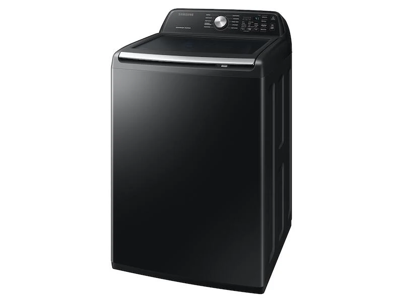 Samsung WA44A3405AV 4.4 Cu. Ft. Top Load Washer With Activewave™ Agitator And Active Waterjet In Brushed Black - Image 5