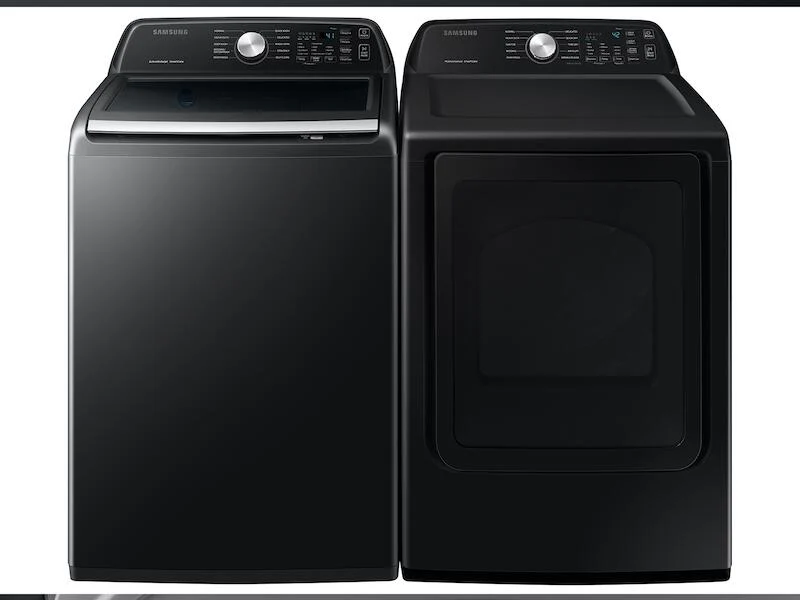 Samsung WA44A3405AV 4.4 Cu. Ft. Top Load Washer With Activewave™ Agitator And Active Waterjet In Brushed Black - Image 6