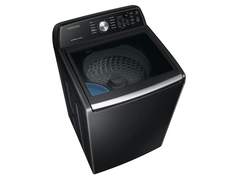 Samsung WA44A3405AV 4.4 Cu. Ft. Top Load Washer With Activewave™ Agitator And Active Waterjet In Brushed Black - Image 7