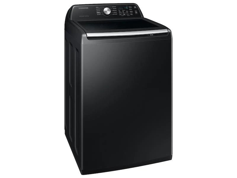 Samsung WA47CG3500AV 4.7 Cu. Ft. Large Capacity Smart Top Load Washer With Active Waterjet In Brushed Black - Image 4