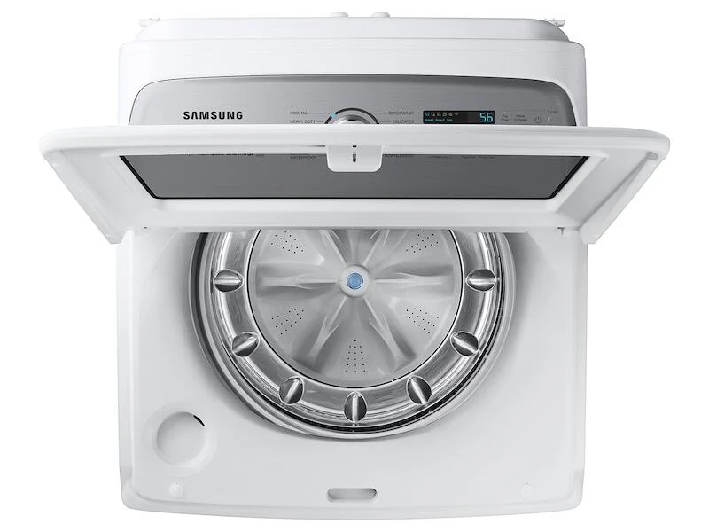 Samsung WA52A5500AW 5.2 Cu. Ft. Large Capacity Smart Top Load Washer With Super Speed Wash In White - Image 10