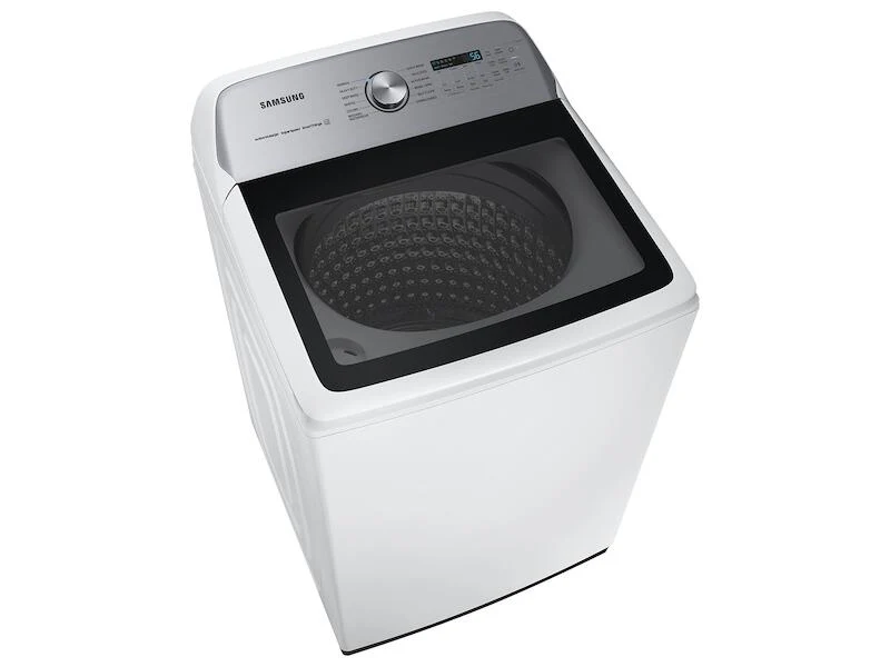 Samsung WA52A5500AW 5.2 Cu. Ft. Large Capacity Smart Top Load Washer With Super Speed Wash In White - Image 7