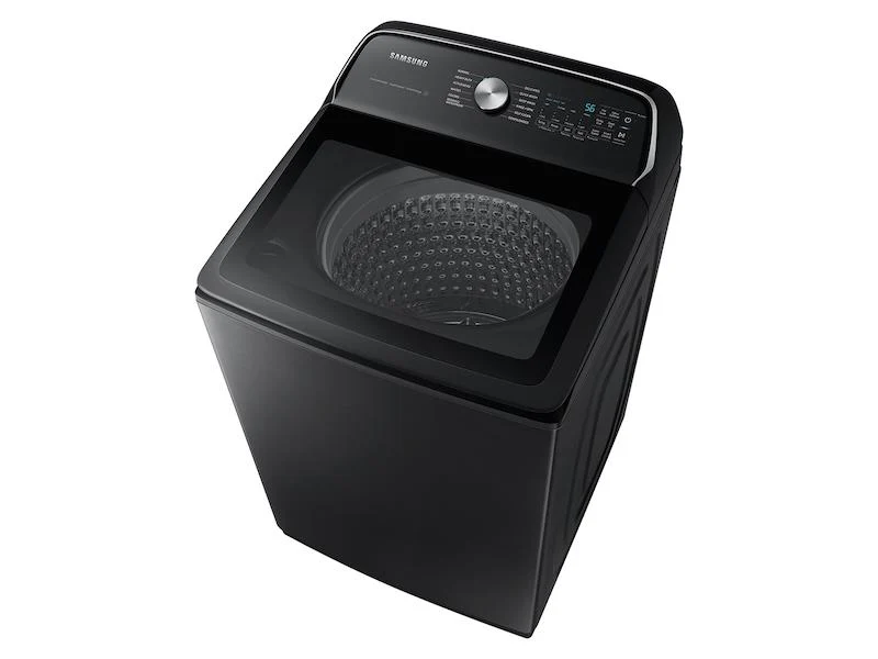 Samsung WA55CG7100AV 5.5 Cu. Ft. Extra-Large Capacity Smart Top Load Washer With Super Speed Wash In Brushed Black - Image 5