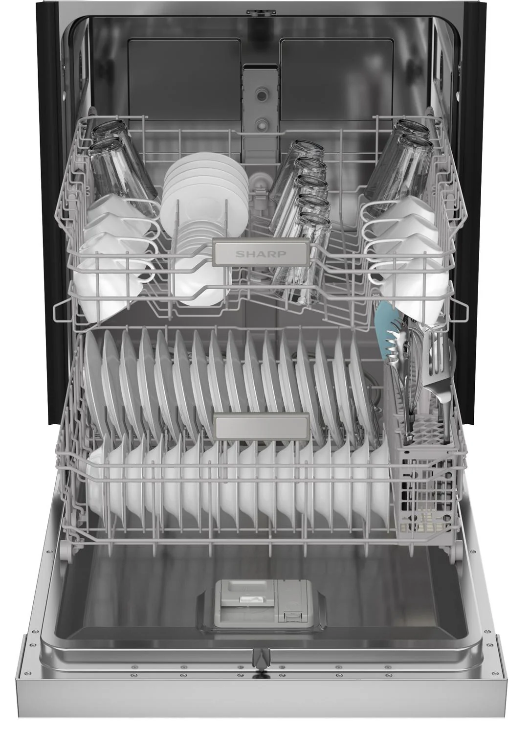 Sharp SDW6504MS Sharp 24 In. Stainless Steel Hybrid 52Db Dishwasher - Image 2