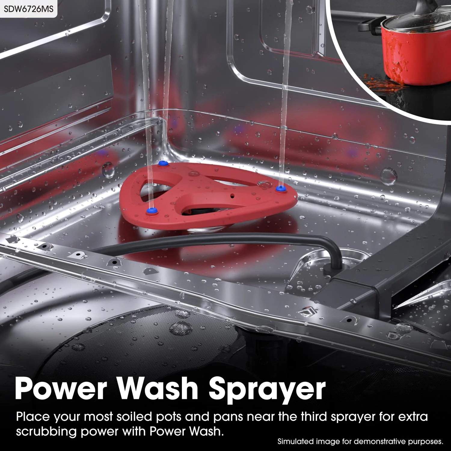 Sharp SDW6726MS Sharp 24 In. Stainless Steel 47Db Dishwasher - Image 11
