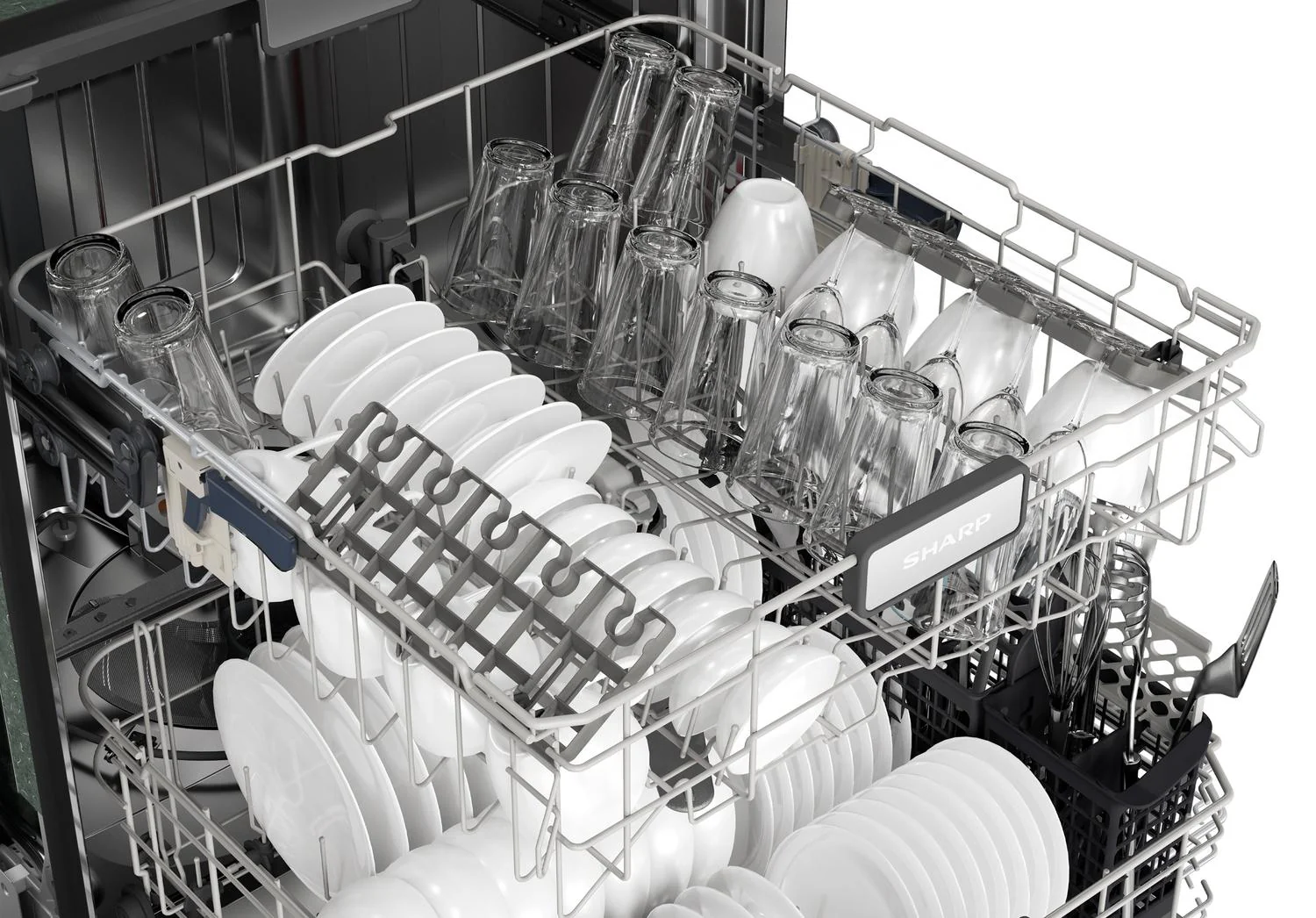 Sharp SDW6726MS Sharp 24 In. Stainless Steel 47Db Dishwasher - Image 5