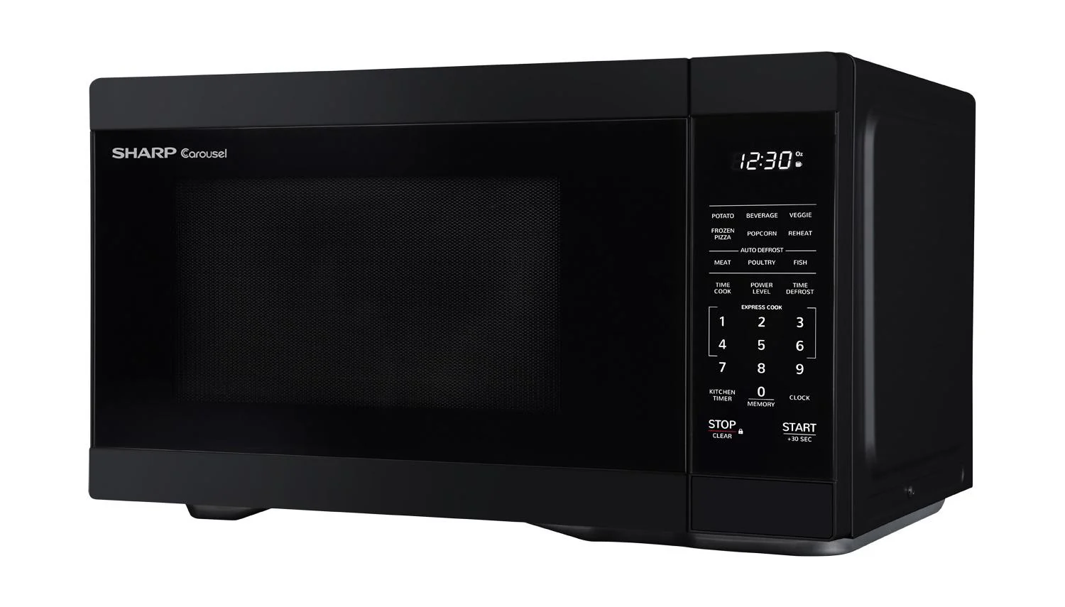 Sharp SMC1161HB 1.1 Cu. Ft. Black Countertop Microwave Oven - Image 2