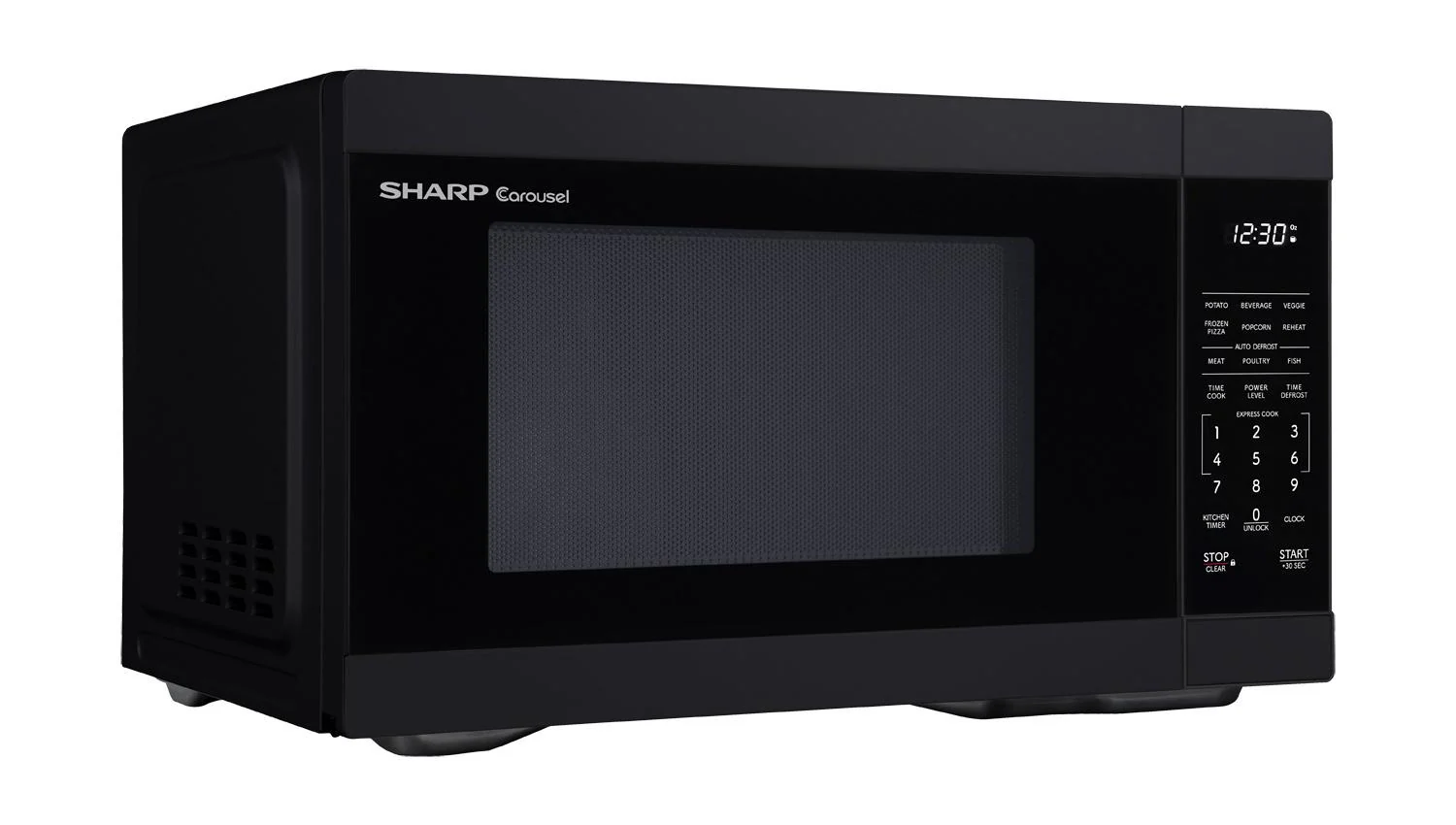 Sharp SMC1161KB Sharp 1.1 Cu. Ft. 1000W Black Countertop Microwave Oven - Image 3