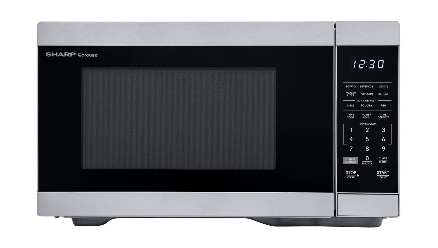 Sharp SMC1169KS Sharp 1.1 Cu. Ft. 1000W Smart Stainless Steel Countertop Microwave Oven - Image 2