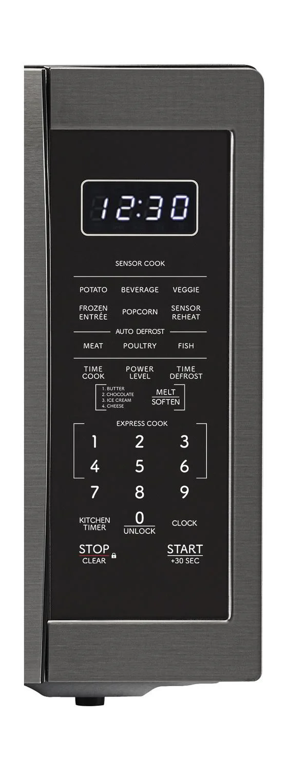 Sharp SMC1452KH Sharp 1.4 Cu. Ft. 1100W Black Stainless Steel Countertop Microwave Oven - Image 5