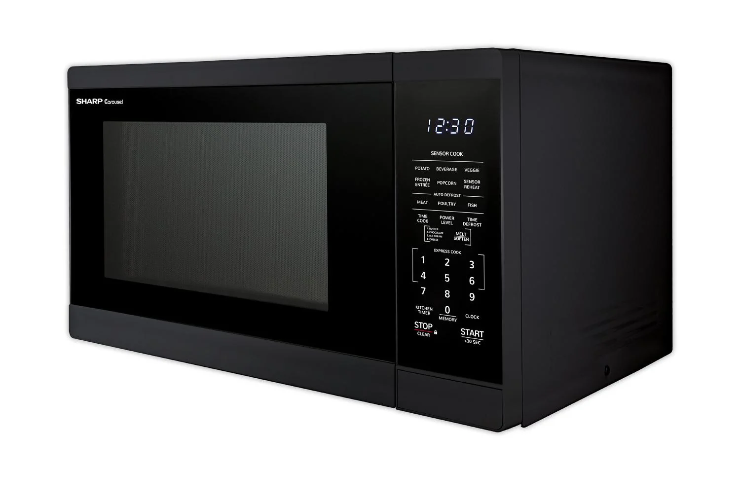 Sharp SMC1461HB 1.4 Cu. Ft. Black Countertop Microwave Oven - Image 2
