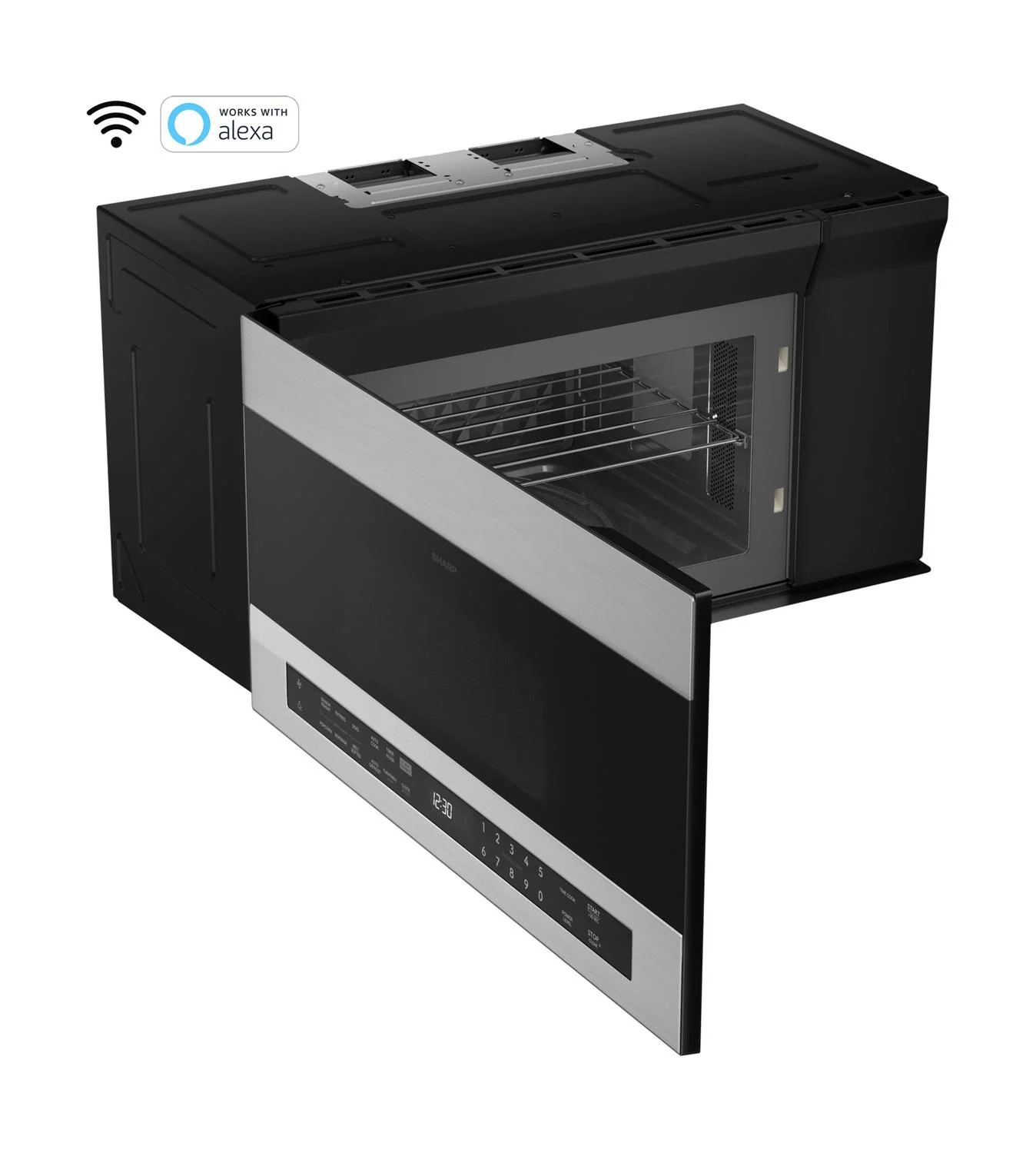 Sharp SMO1969JS 1.9 Cu. Ft. Smart Over-The-Range-Microwave Oven - Image 6