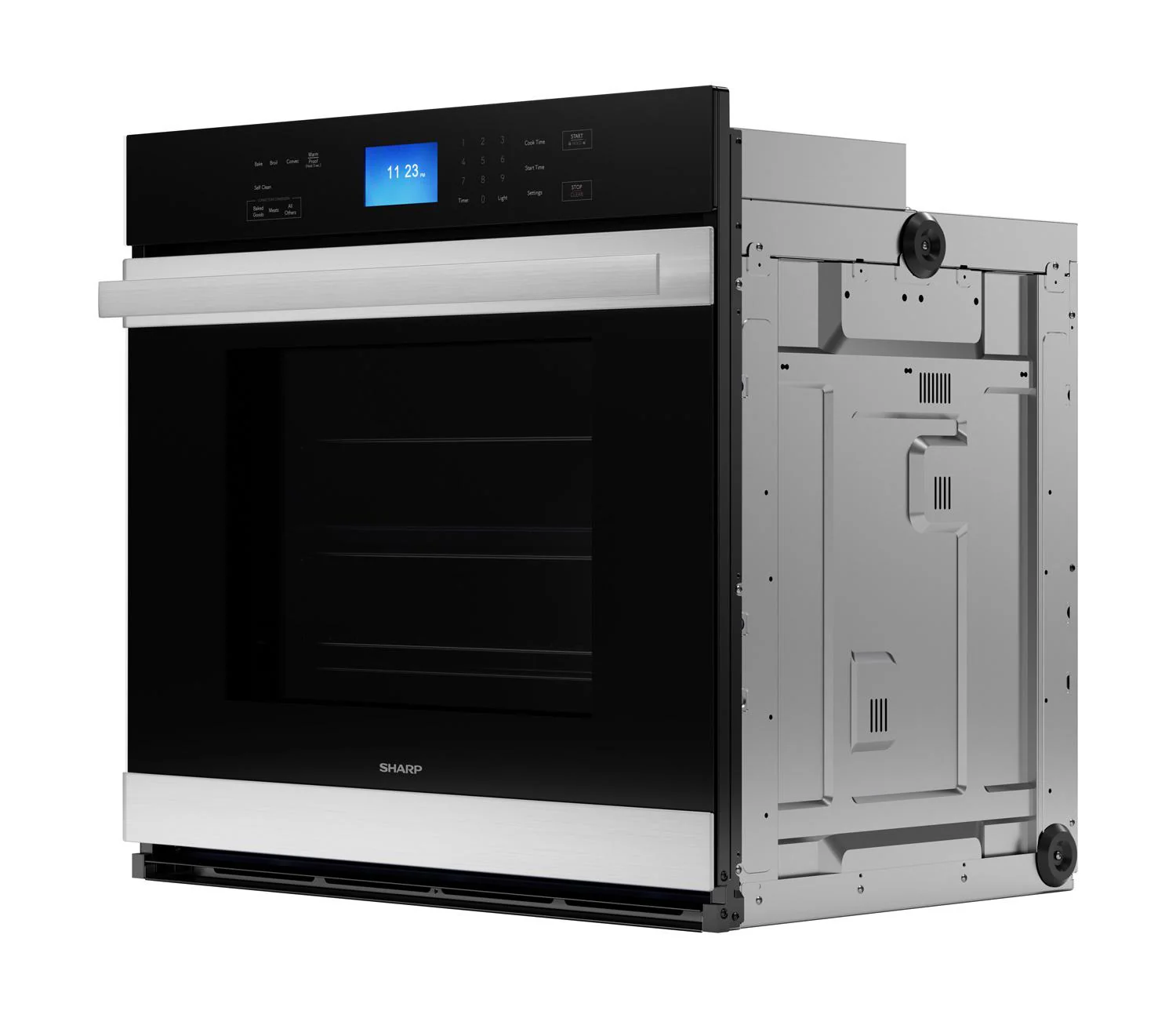 Sharp SWA3062GS Stainless Steel European Convection Built-In Single Wall Oven - Image 5