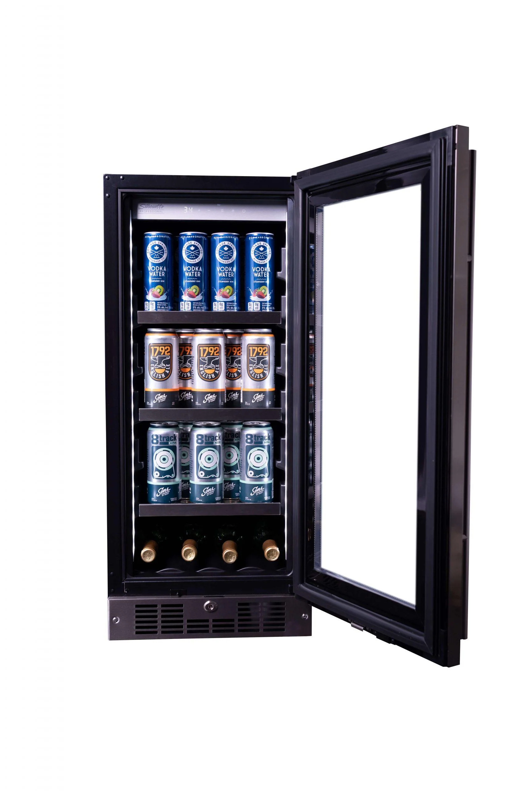 Silhouette SPRBC031D1SS Silhouette - 3.1 Cu. Ft. Built-In Under Counter Beverage Center - Image 8