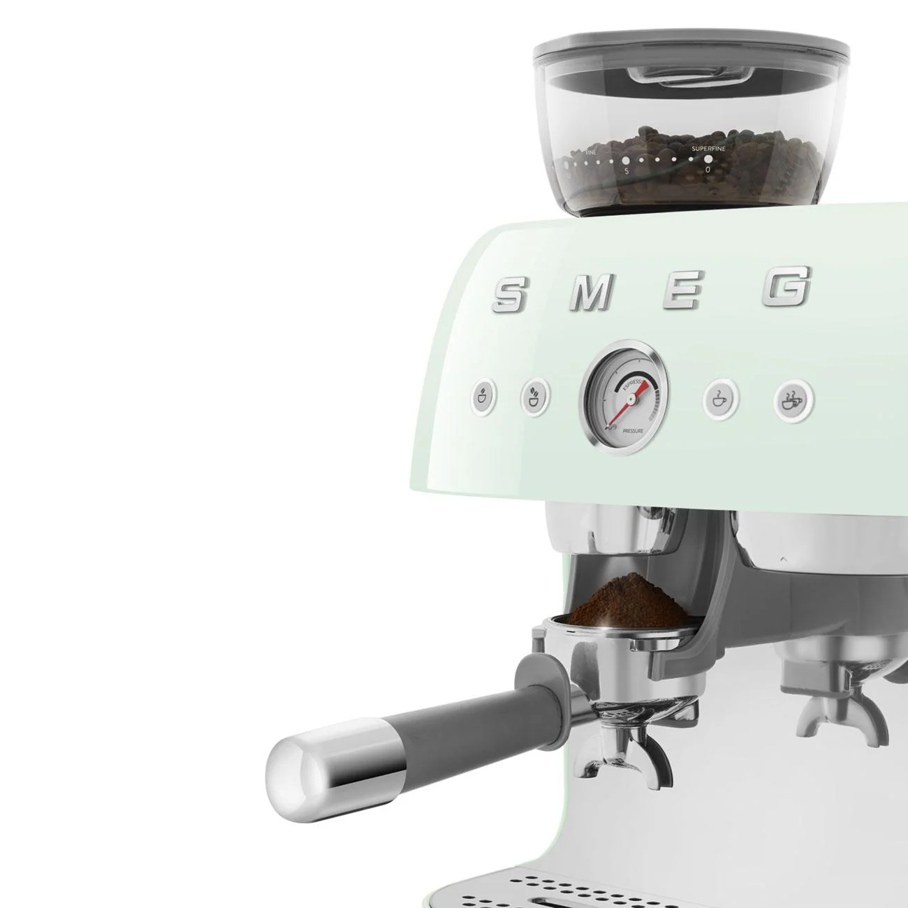 Smeg EGF03PGUS Espresso Coffee Machine Pastel Green Egf03Pgus