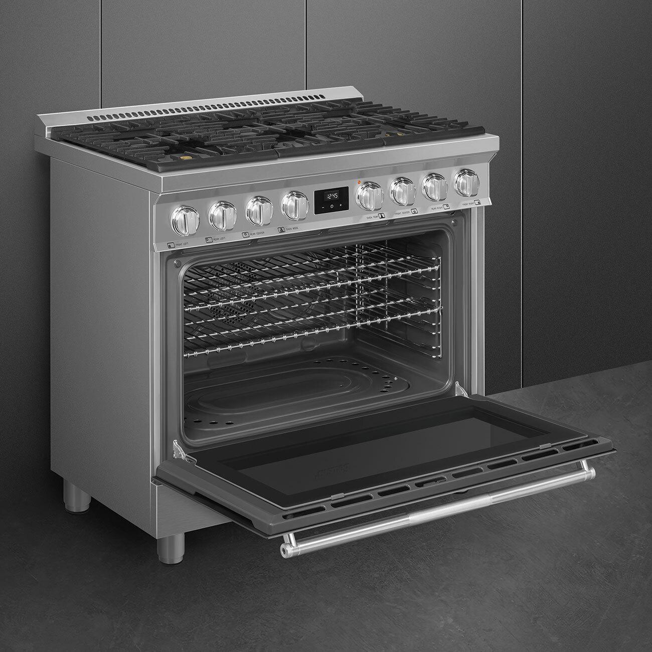 Smeg SPR36UGGX Range Stainless Steel Spr36Uggx - Image 4