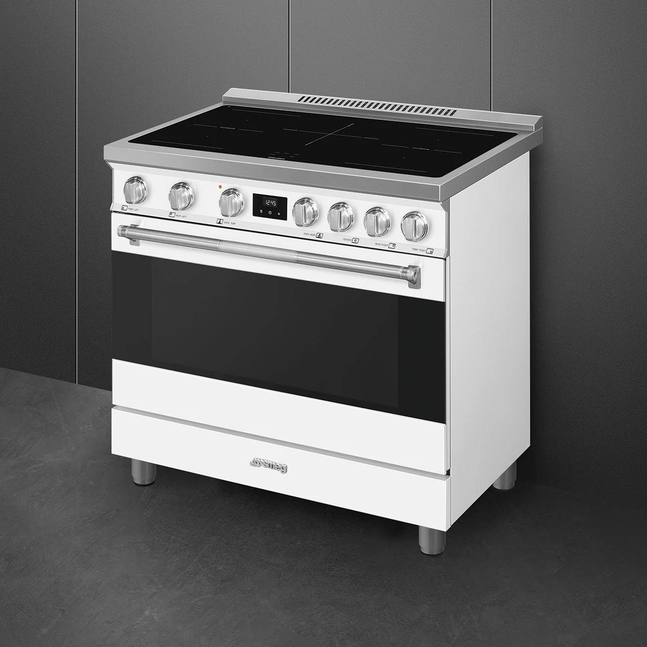 Smeg SPR36UIMMW Smeg Range With Induction Hob 36" Spr36Uimmw - Image 4