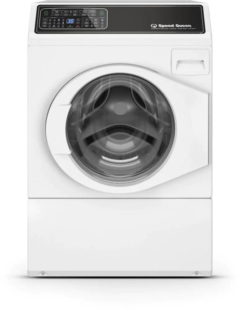 Speed Queen FF7010WN Ff7 White Right-Hinged Front Load Washer With Pet Plus Sanitize Fast Cycle Times Dynamic Balancing 5-Year Warranty