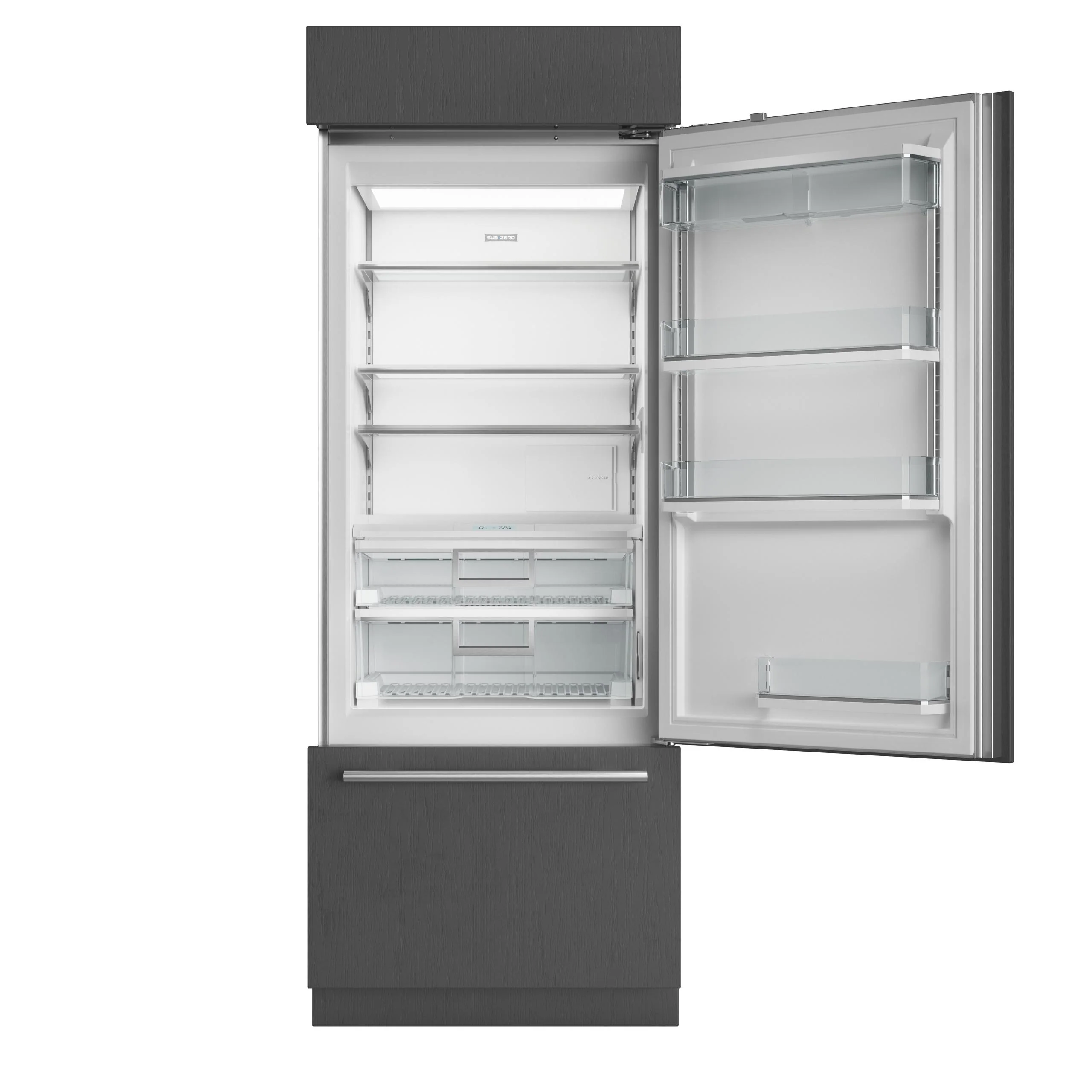 Sub-Zero CL3650UIDOL 36" Classic Over-And-Under Refrigerator/Freezer With Internal Dispenser - Panel Ready - Image 2