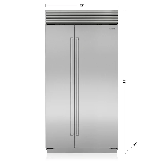 Sub-Zero CL4250SSP 42" Classic Side-By-Side Refrigerator/Freezer - Image 3