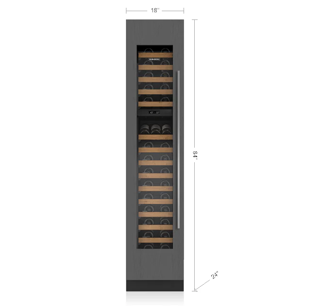 Sub-Zero DEC1850WL 18" Designer Wine Storage - Panel Ready - Image 2