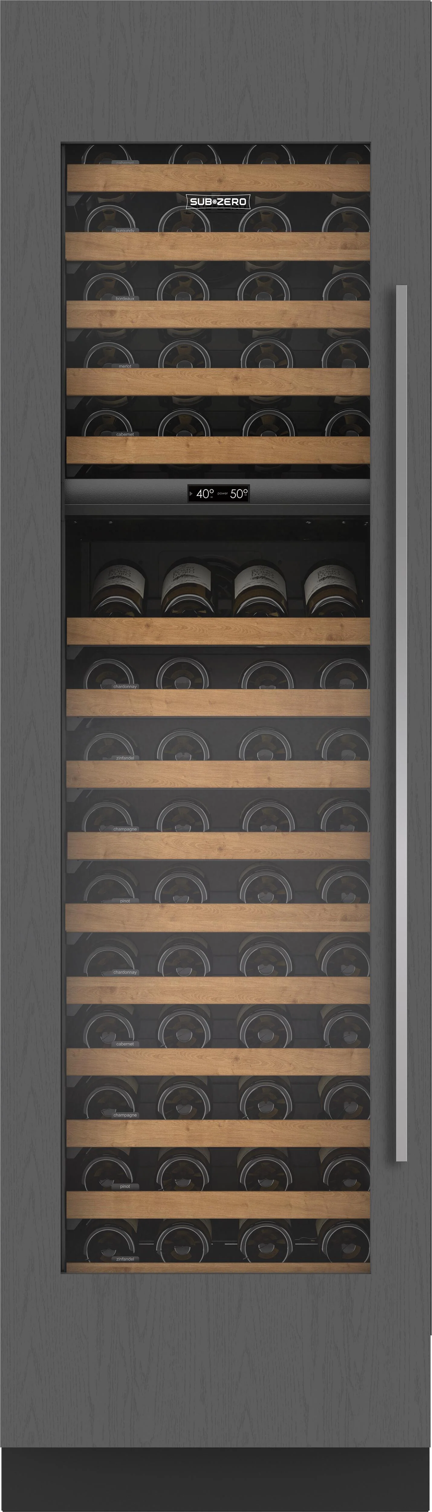 Sub-Zero DEC2450WAR 24" Designer Wine Storage - Panel Ready