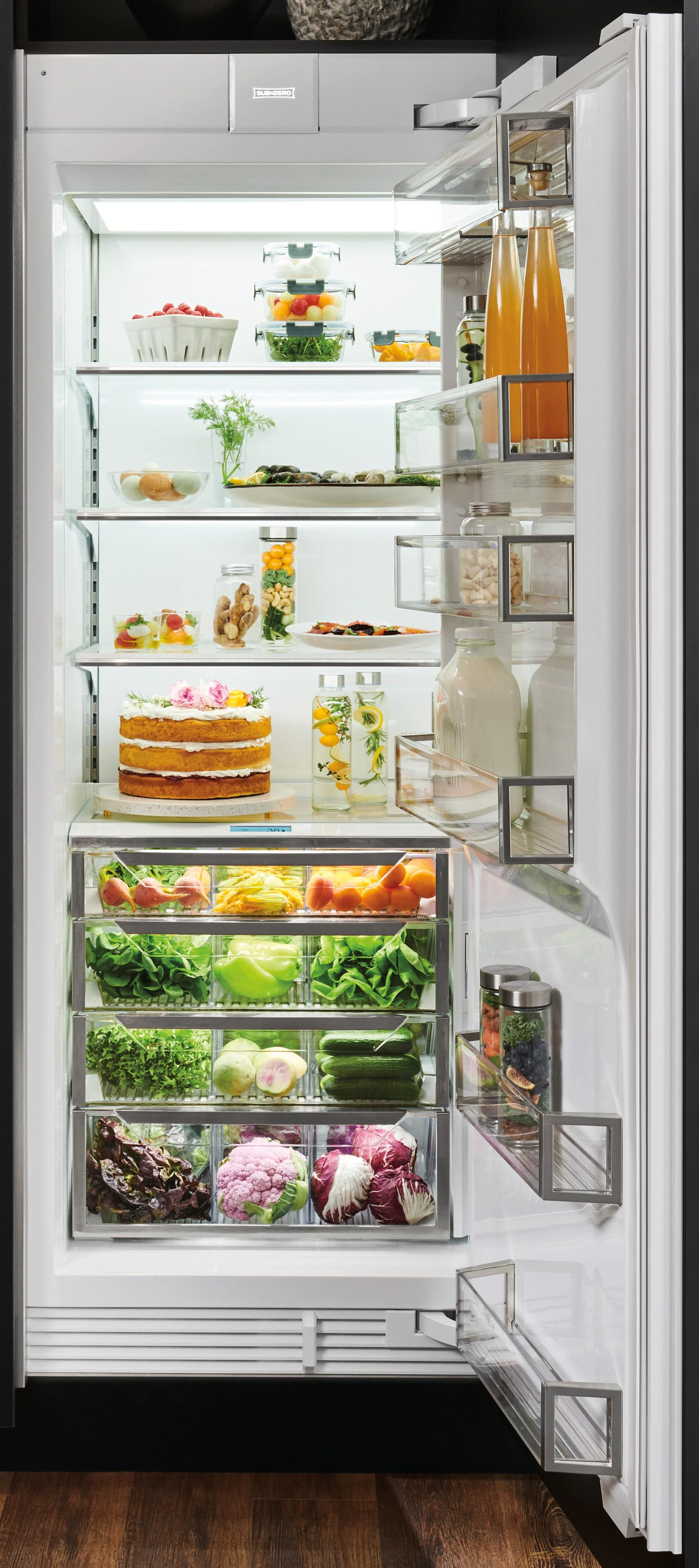 Sub-Zero DEC3050RR 30" Designer Column Refrigerator - Panel Ready - Image 4