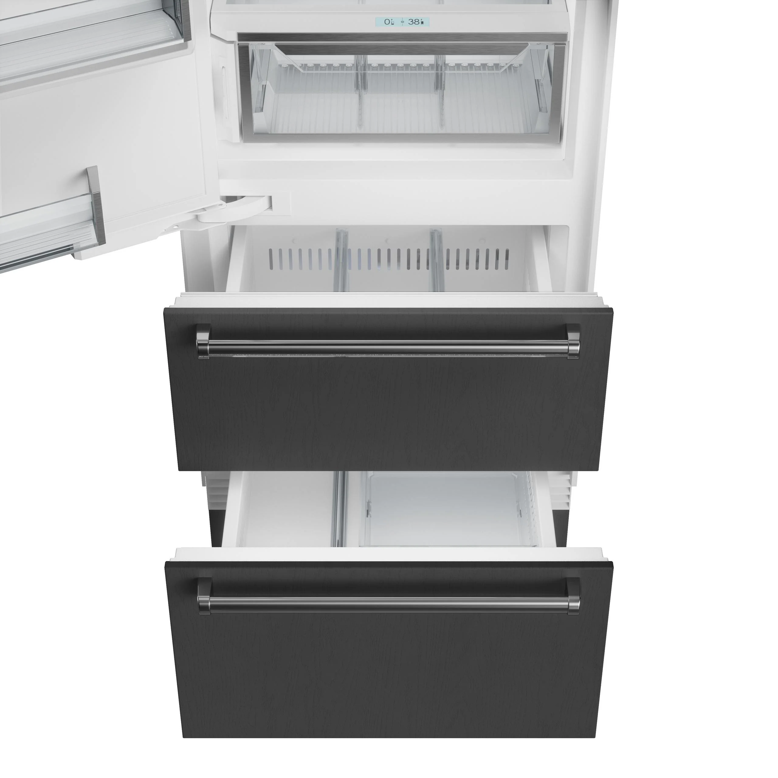Sub-Zero DET3050CIIDL 30" Designer Over-And-Under Refrigerator/Freezer With Ice Maker And Internal Dispenser - Panel Ready - Image 4