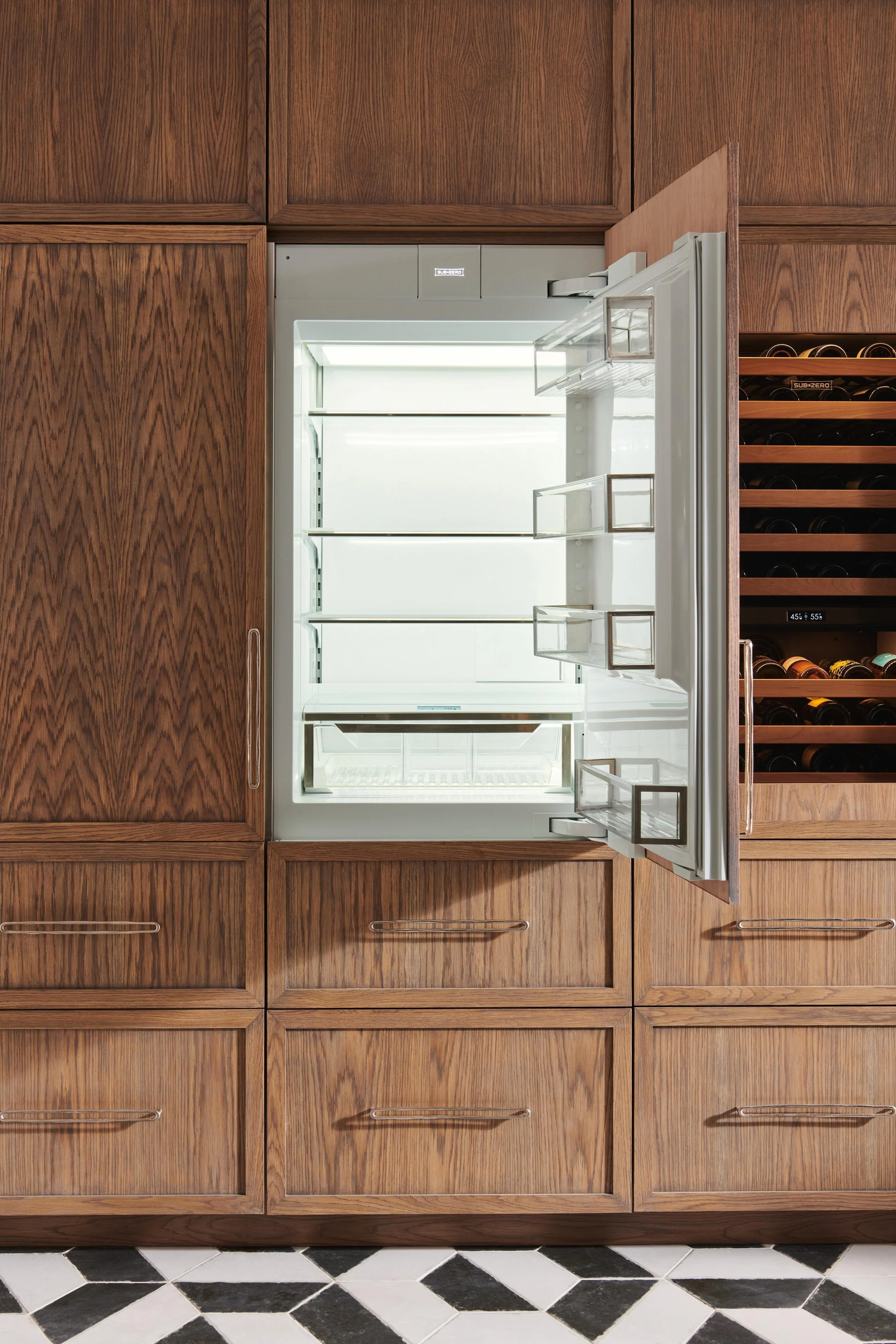 Sub-Zero DET3050RL 30" Designer Over-And-Under Refrigerator - Panel Ready - Image 5