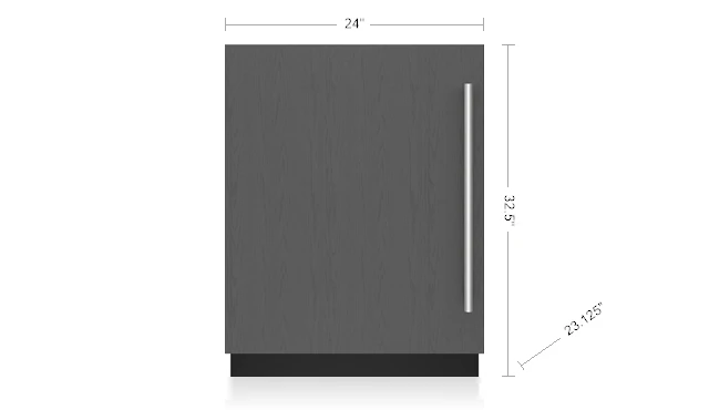 Sub-Zero DEU2450RADAL 24" Designer Undercounter Ada Height Refrigerator - Panel Ready - Image 3