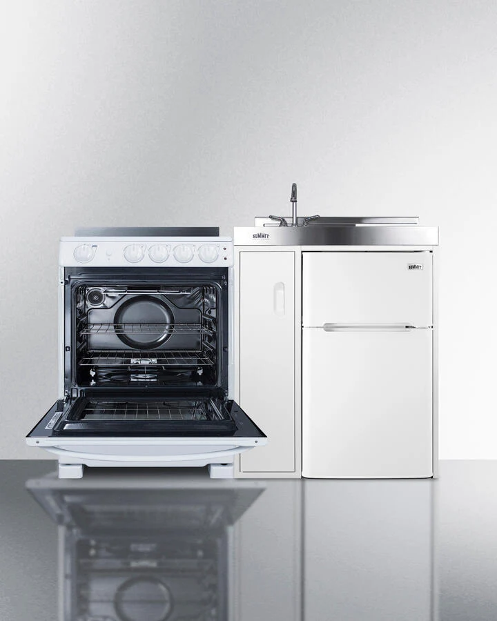 Summit ACK54ELSTW 54" Wide All-In-One Kitchenette With Electric Range - Image 3