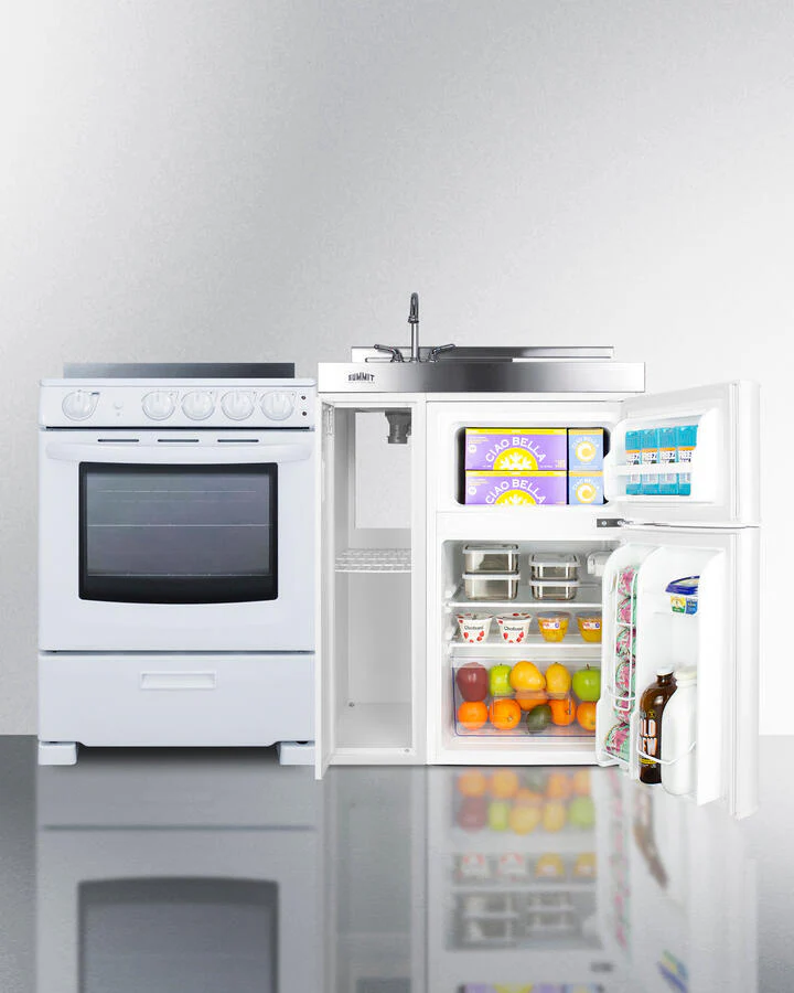 Summit ACK54ELSTW 54" Wide All-In-One Kitchenette With Electric Range - Image 5
