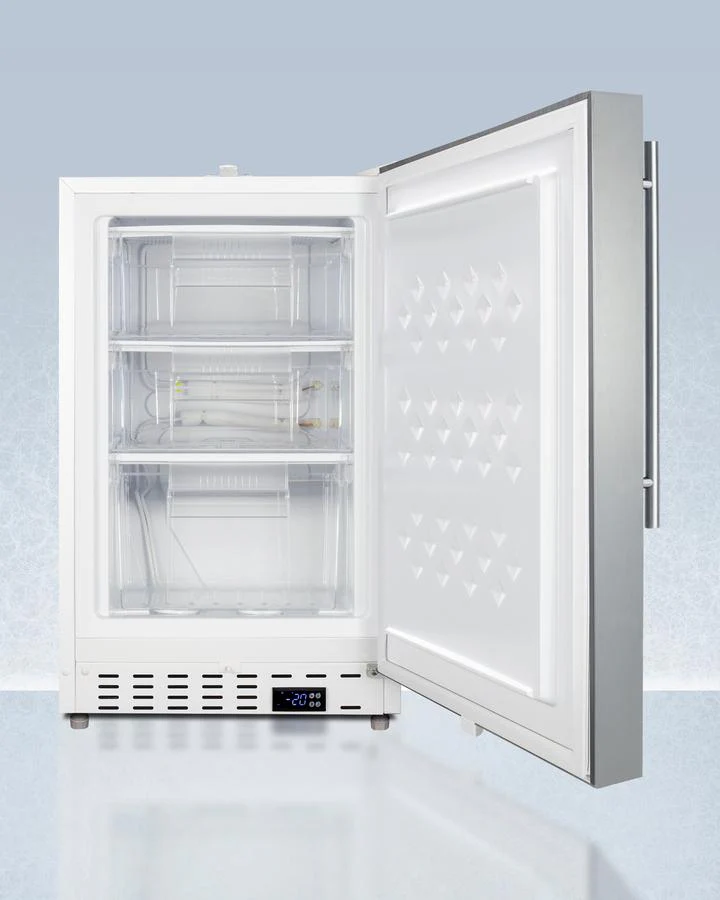 Summit ADA305AFSSHV 20" Wide Built-In Healthcare All-Freezer, Ada Compliant - Image 4