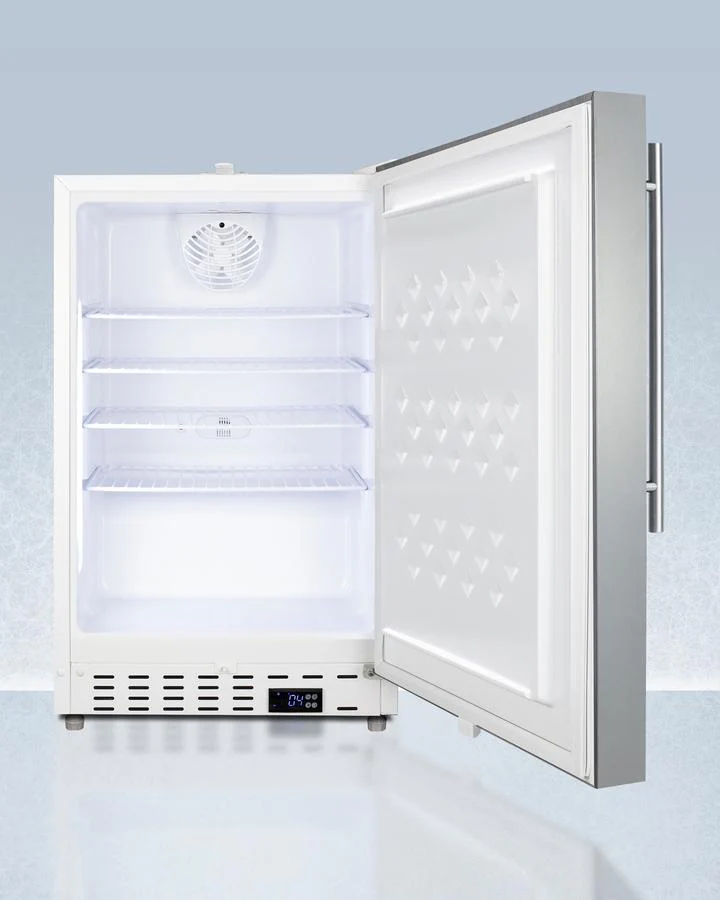 Summit ADA404REFSSHVLHD 20" Wide Built-In Healthcare All-Refrigerator, Ada Compliant - Image 4
