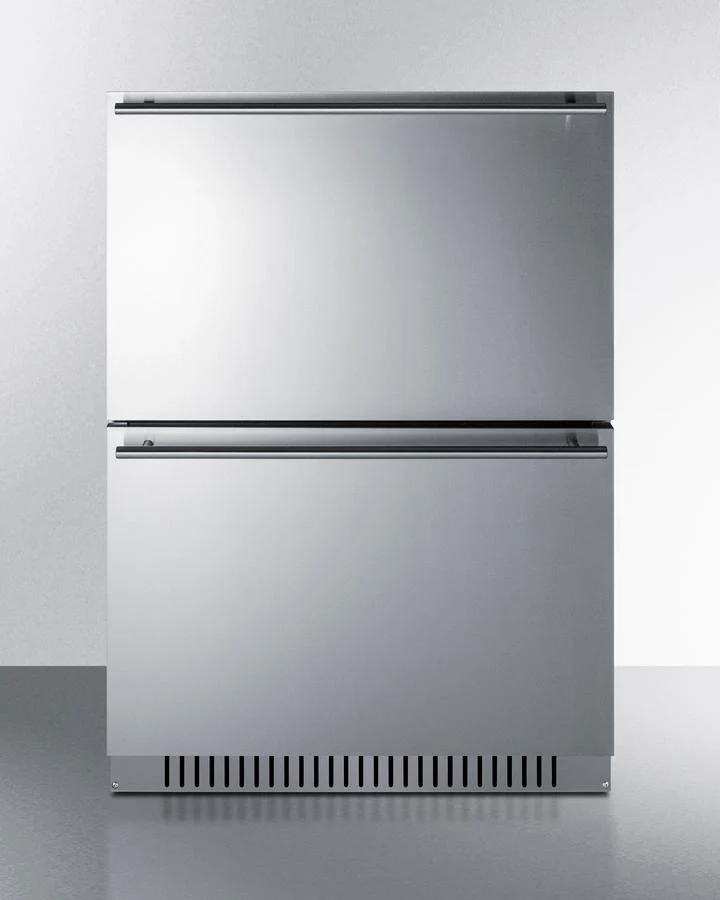 Summit ADRD241CSS 24" Wide 2-Drawer All-Refrigerator, Ada Compliant