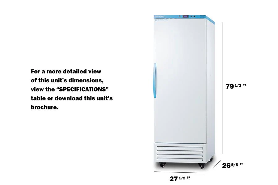Summit AFS17PVDL2B 14.83 Cu. Ft. Upright Vaccine All-Freezer - Image 15