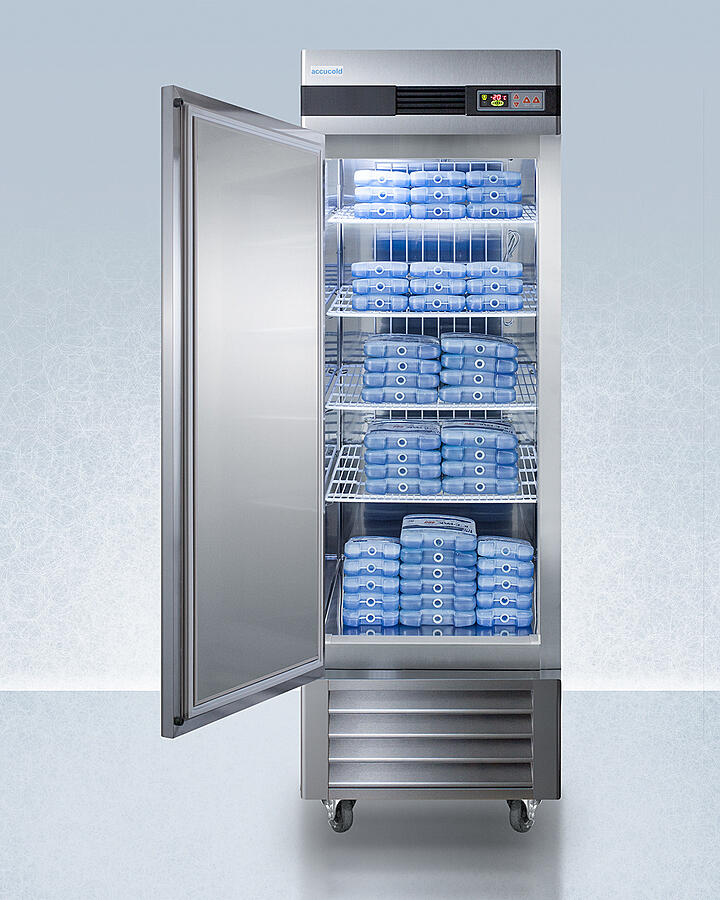 Summit AFS23MLLH Performance Series Pharma-Lab 23 Cu.Ft. All-Freezer In Stainless Steel With Left Hand Door Swing - Image 4