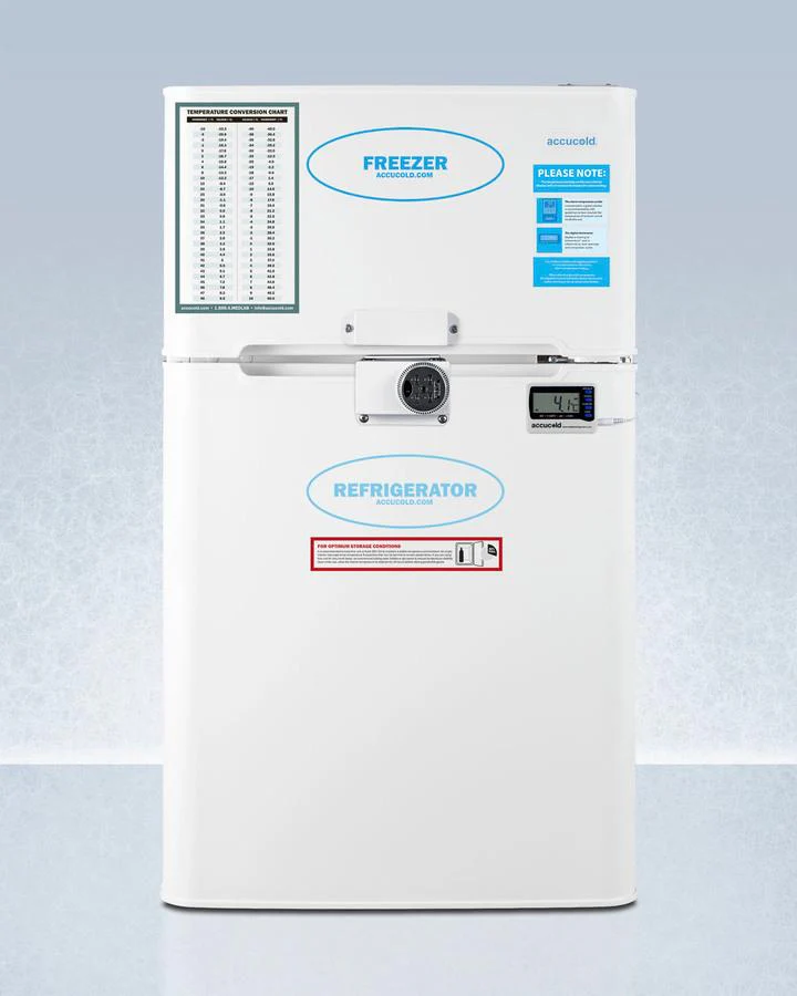 Summit AGP34RFLCALADA 19" Wide General Purpose Refrigerator-Freezer, Ada Height