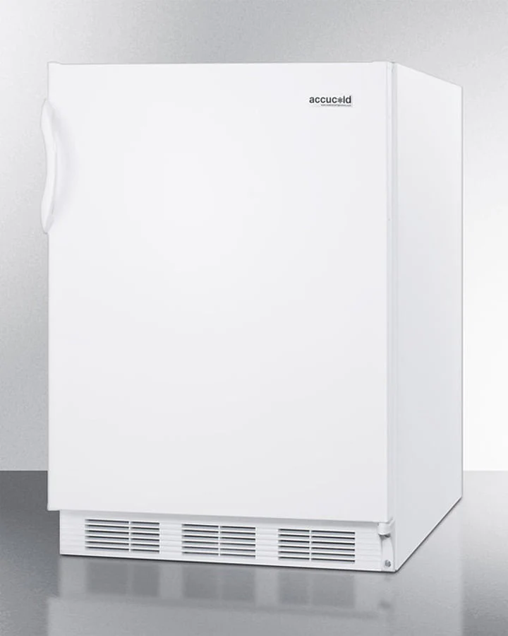 Summit AL650W Freestanding Ada Compliant Refrigerator-Freezer For General Purpose Use, With Dual Evaporator Cooling, Cycle Defrost, And White Exterior - Image 2
