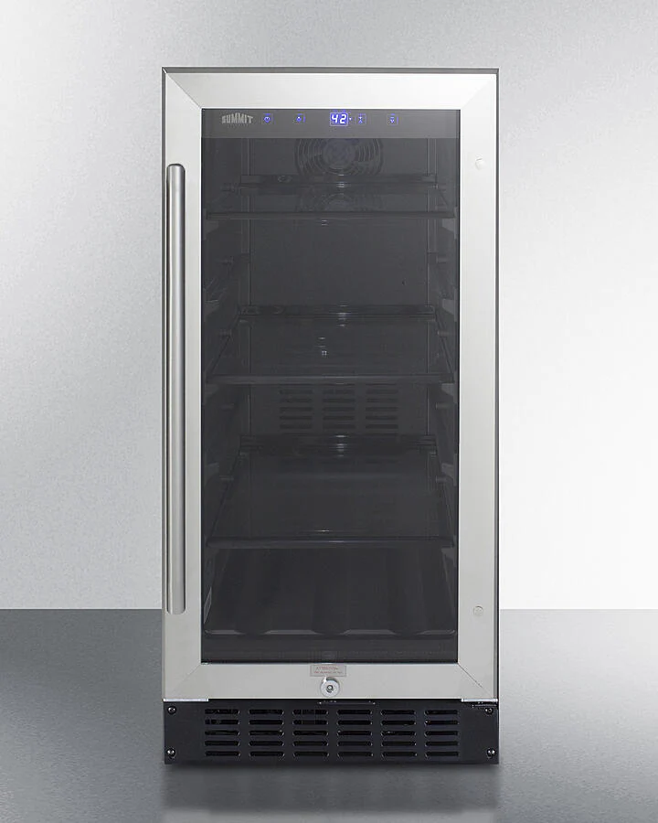 Summit ALBV15CSS 15" Wide Built-In Beverage Center, Ada Compliant