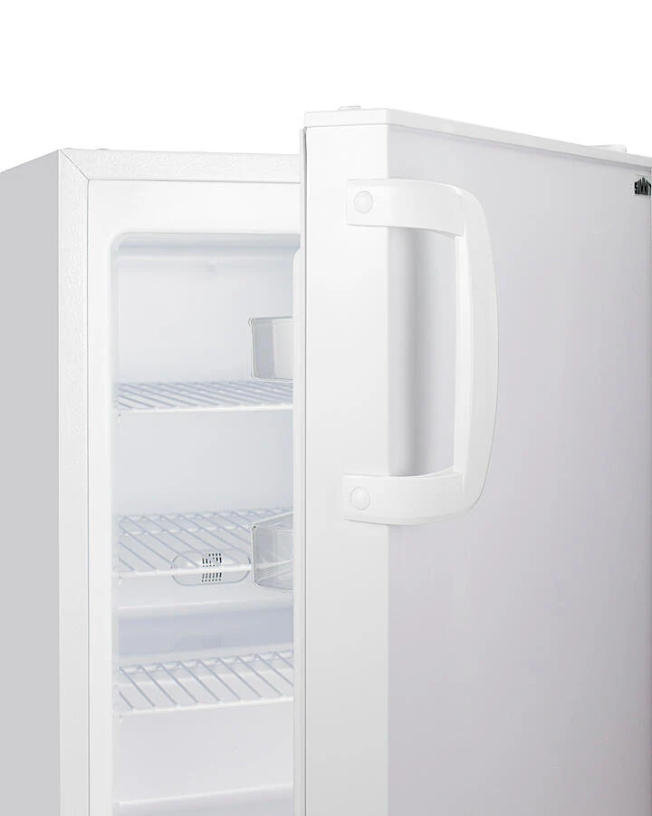 Summit ALFZ36 Built-In Undercounter Ada Compliant Residential All-Freezer In White With Door Storage And Manual Defrost Operation - Image 6