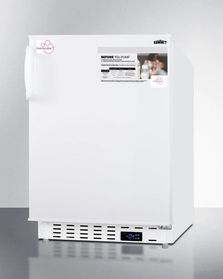 Summit ALFZ36MC Built-In Undercounter Momcube Residential All-Freezer In White With Door Storage And Manual Defrost Operation, Ada Compliant - Image 2