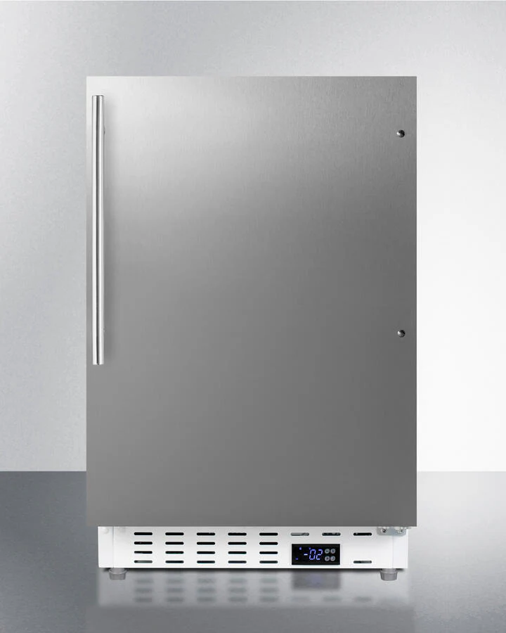 Summit ALFZ36SSHV 20" Wide Built-In All-Freezer, Ada Compliant