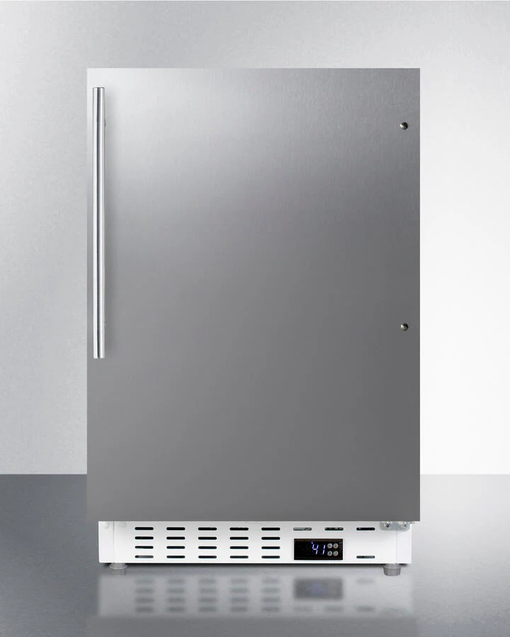 Summit ALR46WCSSHV 20" Wide Built-In All-Refrigerator, Ada Compliant