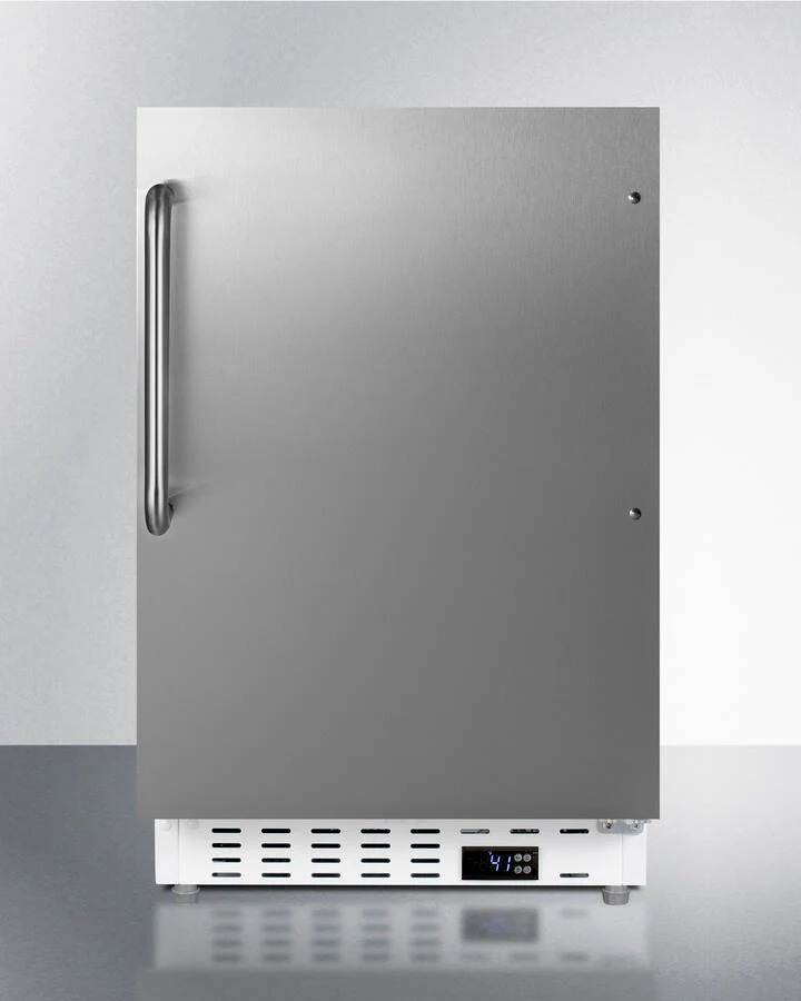 Summit ALR46WSSTB 20" Wide Built-In All-Refrigerator, Ada Compliant