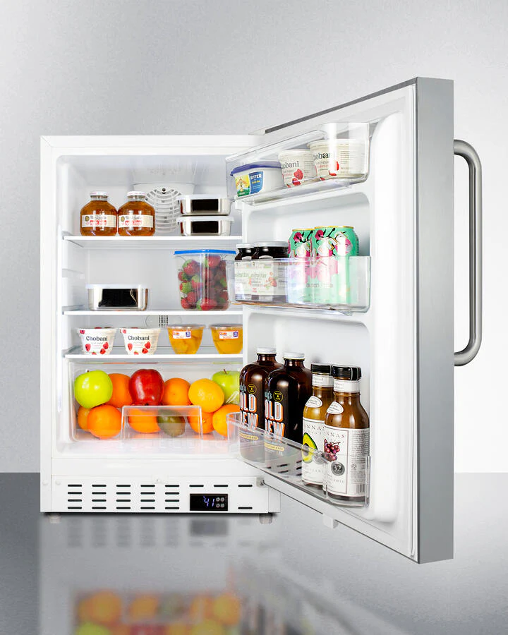Summit ALR46WSSTB 20" Wide Built-In All-Refrigerator, Ada Compliant - Image 4