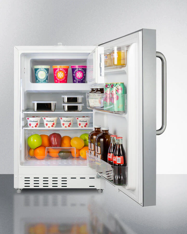 Summit ALRF48CSS 20" Wide Built-In Refrigerator-Freezer, Ada Compliant - Image 6